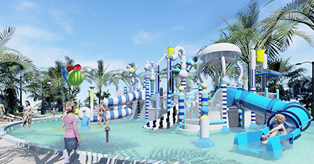 water slide